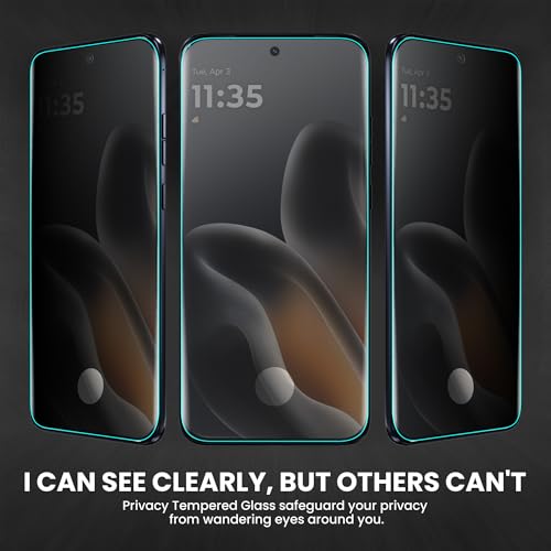 Image of ArmourPro UV Privacy Tempered Glass Screen Protector for Motorola Edge 70 Fusion (6.8 Inch, Pack of 1) Full Edge to Edge Coverage | Anti-Spy /Anti-Peeping, 9H Hardness, Protection