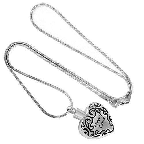 Bijoux commémoratifs urne de crémation gravable cadeau de deuil - 4