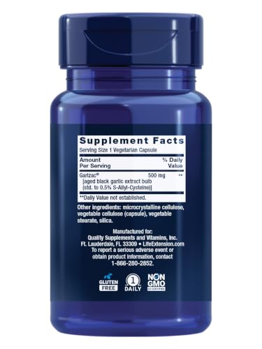 Life Extension Aged Black Garlic Capsules