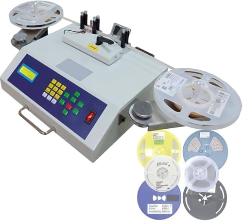 QUGURLID SMT SMD Component Counter,Reel Parts Counter,Components Counting Machine,w/Multiple Adjustments,LCD Display & Leak Detection,SMT Machine