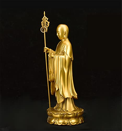 Estatua de Ksitigarbha Bodhisattva de Cobre miniatura 5