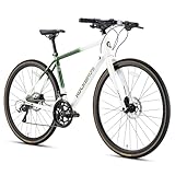 ROCKBROS Spin Trekkingrad 28 Zoll Trekking Bike Aluminium, 20 Gang Fahrrad...