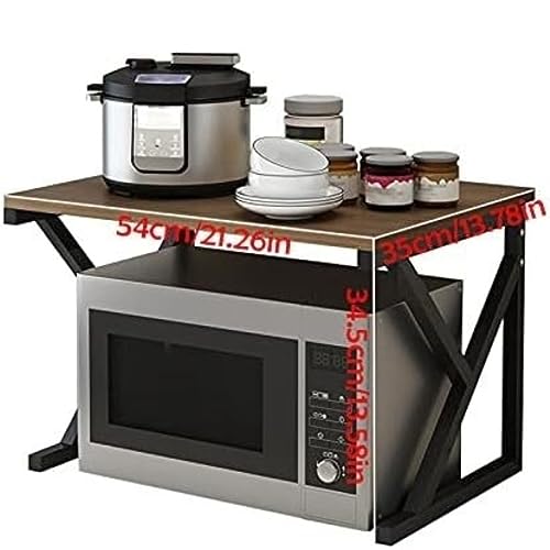 Support de four à micro-ondes et étagère de rangement pour cuisine - 3