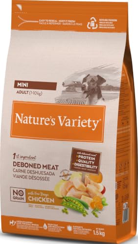 Nature's Variety No Grain Pienso para Perros Adultos con Mini con Pollo - 1,5kg