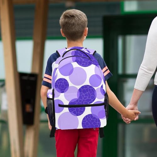 Sac d'école pour garçons et filles avec trousse à crayons géométrique - 6