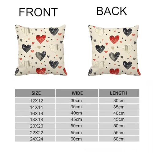 Coussin extérieur imperméable 55x55 avec motif double face en lin - 7