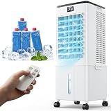 ❄️ 【3 Livelli di Velocità Regolabili】Dispone di tre velocità: alta, media e bassa, adatte a ogni situazione. È presente anche la funzione vento naturale per una sensazione più gradevole. Il rumore è inferiore a 56 dB, non disturba durante il lavoro, la lettura, il riposo o il sonno