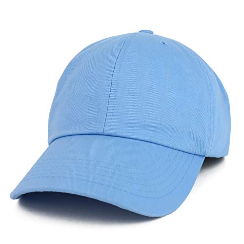 Image of Trendy Apparel Shop Oversize XXL Plain Unstructured Soft Crown Cotton Dad Hat