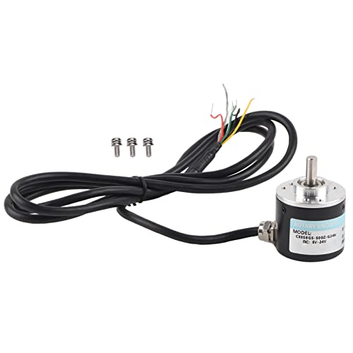 Codificador 5-24V DC trifásico ABZ con eje sólido para control estable 6
