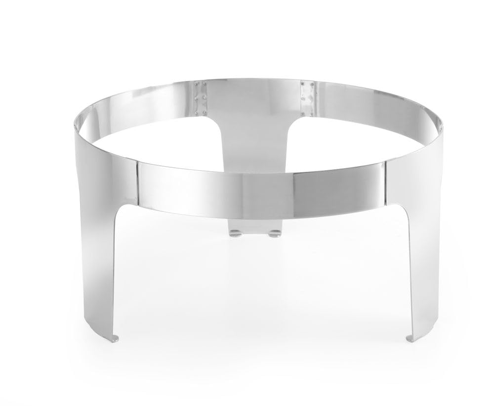 HENDI Suppen Chafing Dish, Suppenbehälter hat 2 Griffe, Deckel hat eine praktische Löffelaussparung, Warmhaltebehälter, Speisewärmer, Behälter, 10L, ø420x(h)380mm, Edelstahl