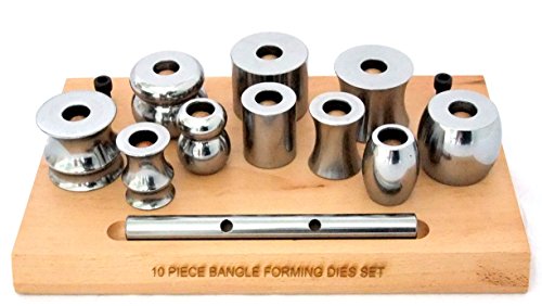 Bracelet Bangle Forming Die Set (Concaved,Domed and Flat) 10 Dies