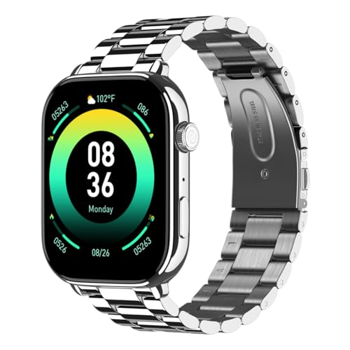 Image of Noise Pulse 4 Max Smart Watch with AI Create (India's 1st Ever with Unlimited Watch Faces), AI Search, 1.96 inch AMOLED Display, Functional Crown, Premium Metallic Finish, Health Suite (Elite Silver)