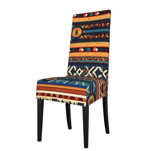 YQxwJL Housses de chaise de salle à manger extensibles imprimées avec motifs nationaux africains, housses de chaise pour salle à manger, housses...