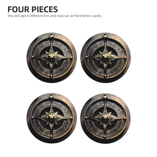 Magical Design Norse Runes Compass hojas perfumadas para auto miniatura 2