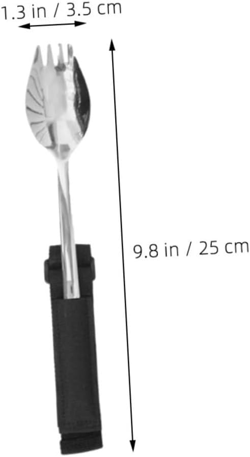 Adaptive Utensils for Disabled Hands Elderly Dinnerware Non-slip Spork Comfortable Grip
