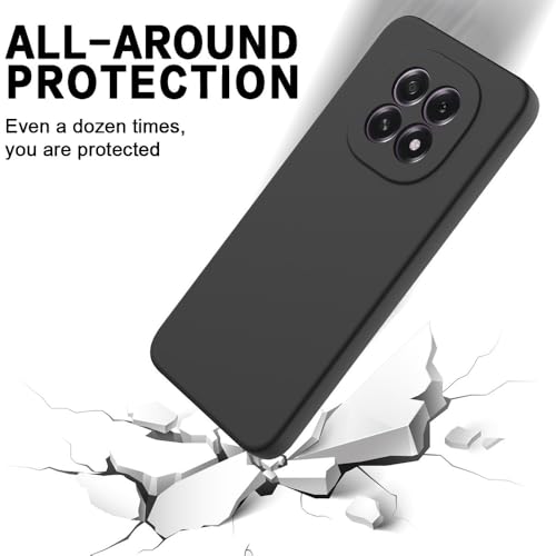 Image of Back Cover for Oppo F29 5G / F29 Pro 5G | Full Camera Protection | Premium Liquid Silicon Case | Flexible Bumper Case for Oppo F29 5G / F29 Pro 5G (Black)