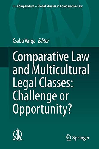Buy Comparative Law and Multicultural Legal Classes: Challenge or Opportunity? — BookShops.in