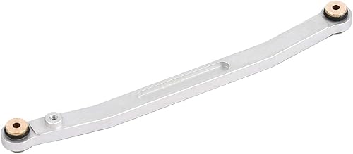 Miniatura 5 de Enlace de dirección de enlace de aluminio CNC para 124 Axial SCX24 RC Crawler Car (negro)