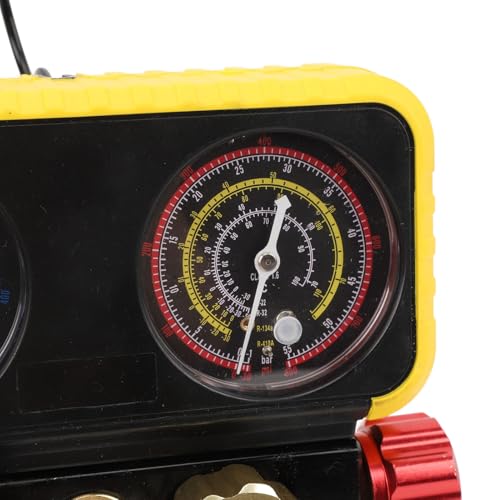 Juego profesional de manómetros AC para refrigerantes R410a, R22 y R134a, rendimiento estable para gestión de sistemas HVAC miniatura 7