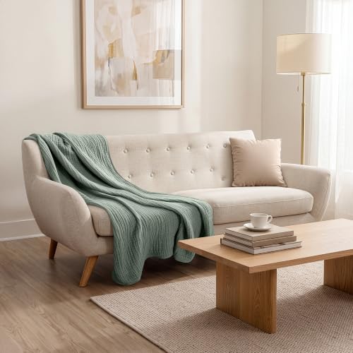 Manta de Muselina Comfy Cubs 50x70” Fern - Manta Grande miniatura 5