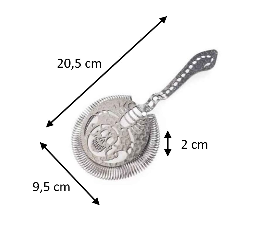 Colino Da Cocktail COCKTAIL7 - Acciaio Inox 304 A Forma Di Scorpione | Set 2 Pezzi - Foto 11