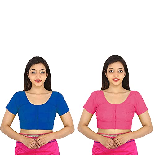 Image of Namita Women's Rubia Cotton Solid Half Sleeve Blouse