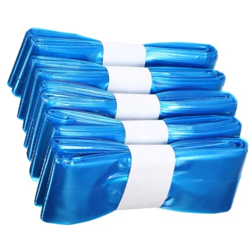 Bolsas de basura para pañales 5 rollos PE azul miniatura 5