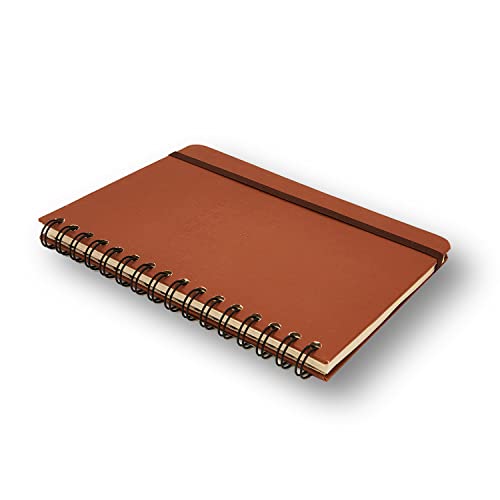 Planner Wire-O Clássica Financeiro A5 Caramelo, Cicero