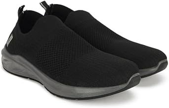 Paragon PUK3501GS Walking Shoes For Men |Breathable Knitted Sports Shoes With Stylish Design, Comfortable Cushioned Insole, Ankle Elastic For Good Fitting | Ideal for Everyday Use