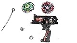metal master drehbank 2x Kreisel BUBA Kampfkreisel Duadron Mega Metal Fusion für Beyblade Masters 4D 1 Launcher + 2 Metallspitze