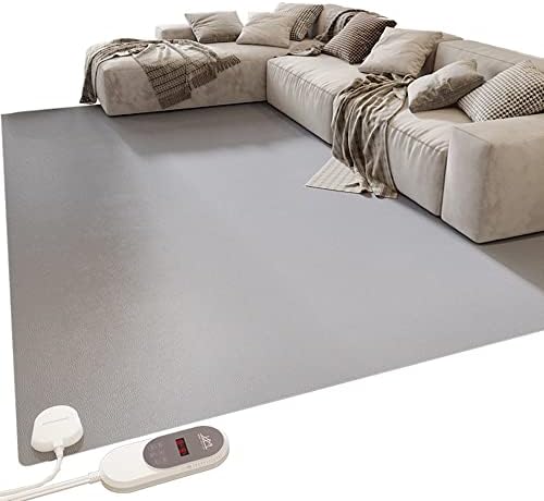 Under Rug Radiant Heater - 5 Surprising Finds You Didn't Expect 8 Infrared Radiant Floor Heater, Electric Heated Area Rug, Electric Heating Carpet, Indoor Floor Heater, Waterproof/6 Gear Adjustment, Great for Yoga,140x200cm
