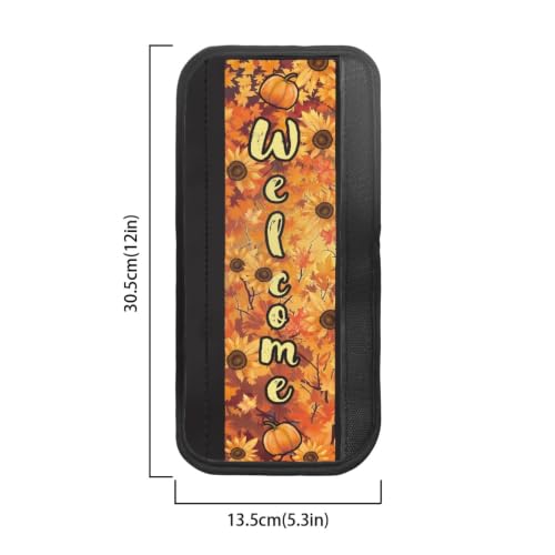 Image of Dreaweet Fall Sunflower Gnome Print Refrigerator Handle Covers Set of 4