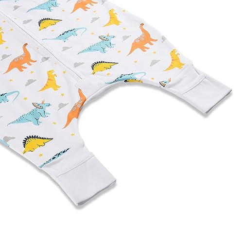 Image of Mama Cheetah Toddler Sleep Sack with Feet 4T-5T, 1.0 TOG Organic Cotton Baby Wearable Blankets with Legs, Baby Sleeping Bag for Walkers, Early Walker X-Large