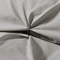 Serene Lara Bettbezug-Set Doppelbett - Gerüschtes Design In Silber