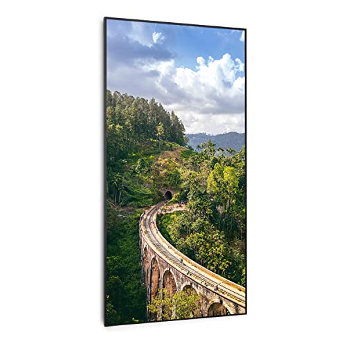 Klarstein Radiador Infrarrojos Pared Potencia 700W, Placa Calor Bajo Consumo App Wifi, Panel Radiante Bajo Consumo, Infrarrojos Calefaccion, Calefactores Infrarojos Panel Radiante Pared
