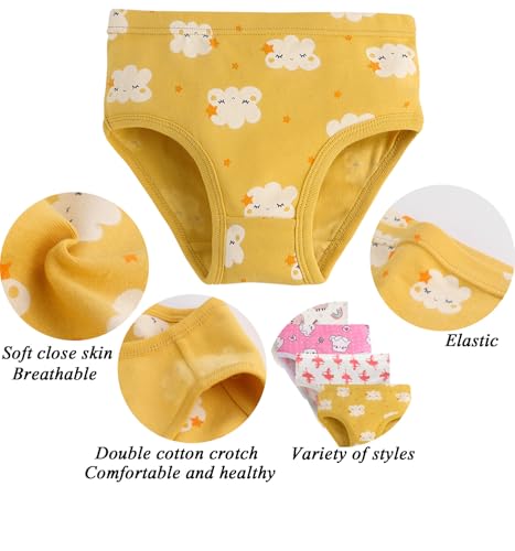 Image of Boboking Girls Soft Panties Toddler Underwear Kids Cotton Briefs