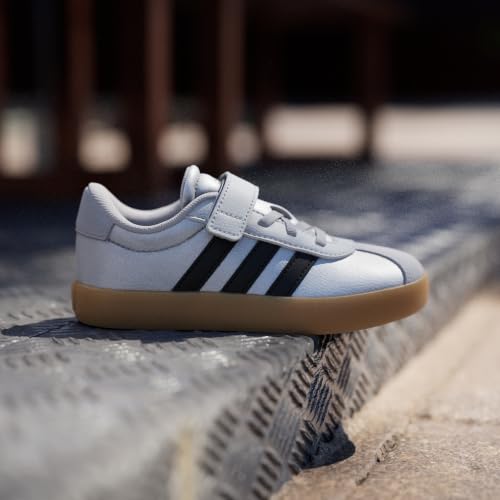 Image of adidas Kids' VL Court 3.0 Elastic Lace & Strap Shoe