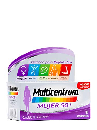 Multicentrum voedings supplement met vitamines voor vrouwen 50 + 90 tabletten