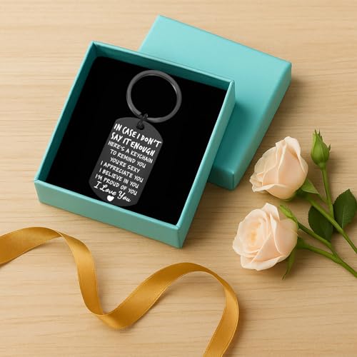 Coolvy Valentines Day Gifts for Him Drive Safe Keychains for Boyfriend Husband Birthday Anniversary Christmas Gifts From Wife - Image 5