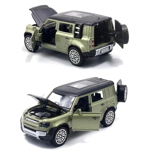 Image of Diecast Land Rover Defender SUV Car Model - 1:36 Scale Alloy Pull-Back Toy, Collectible Vehicle for Kids, Boys, and Car Enthusiasts, Gift Idea (Random Color)