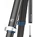 Benro CyanBird Carbon-Fiber Travel Tripod Kit w/ FS20PRO 2-in-1 Pan/Tilt Head – 60″ Max, 17″ Folded, 9.9 lb Load – Premium Support for Photo & Video (TCBC15FS20PROC)