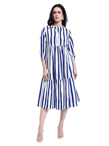 Image of PURVAJA Women's Maxi Cotton Blend Dress
