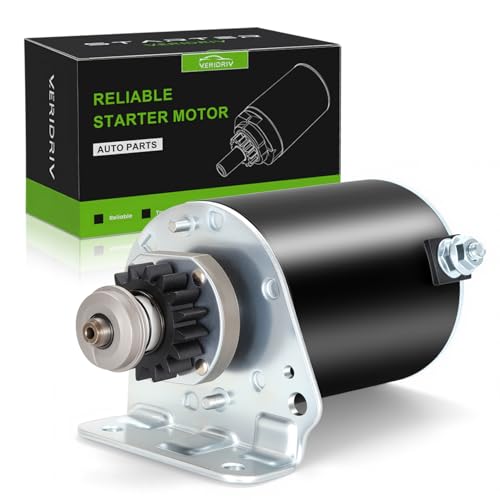 Steel Gear Starter 5742N 497595 16 Teeth - Replacement for Briggs and Stratton 7HP-18HP, John Deere, Cub Cadet, Toro Mowers and Tractors - Replaces 497594, 390838, 391423, AM122337
