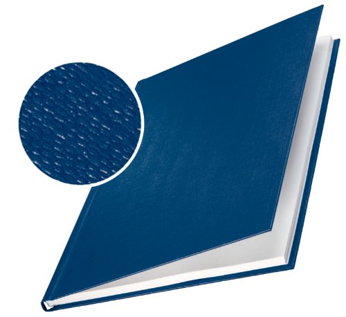 Leitz 73970035 Buchbindemappe impressBIND, Hard Cover, A4, 28 mm, 10 Stück, blau
