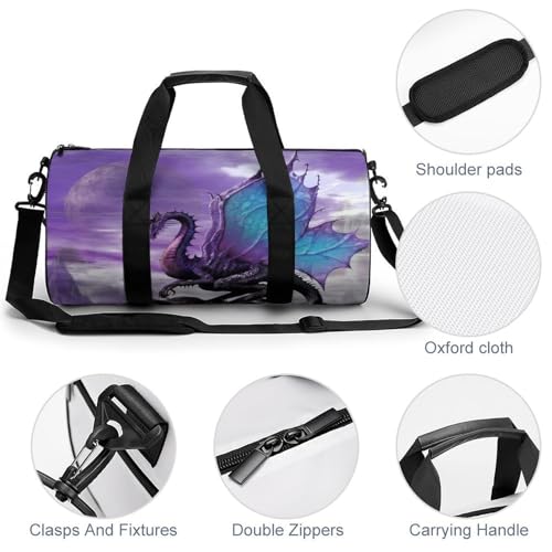 Sac week-end dragon violet pour optimiser vos voyages de gym