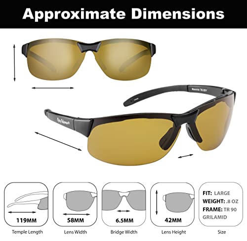 Flying Fisherman Maverick Polarized Sunglasses With Acutint Uv Blocker For Fishing And Outdoor Sports #TOP1