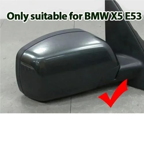 Couvercle rétroviseur carbone X5 E53 masque coque usée