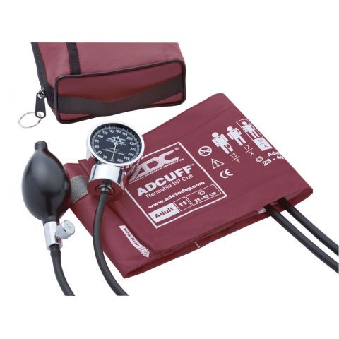 ADC 778-11ABD Pocket Aneroid Kit, Pocket Aneroid Kit, Burgundy BD, Adult