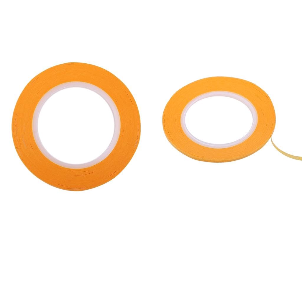 JAZZY PEARLS® DIY Spraying Painting Model Masking Tape 2pcs 2mm-Toys & Hobbies - Models & Kits - Tools, Supplies & Engines-2x Roll Model Painting Masking Tape-image-40