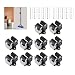 Broom Holder Wall Mount 10 Pack,Mop Holder Clamp Organizer Hanger Rack for Wall